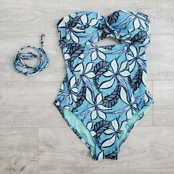 Ann Taylor LOFT Beach One Piece Swimsuit - Picture 1 of 4